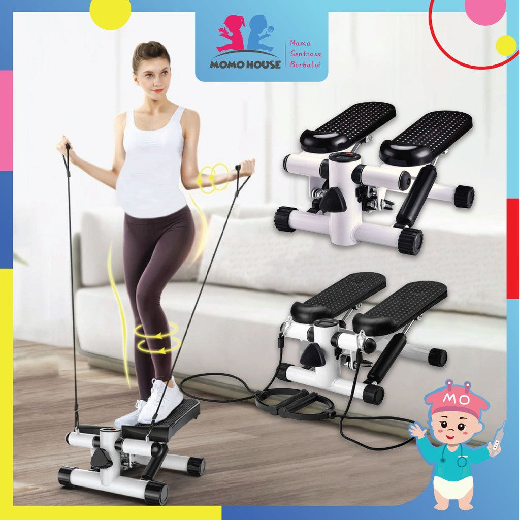 Indoor Step Stepper Exercise Aerobic Mini Stepper Home Sport Gym Fitness Slimming Machine Bike With Meter