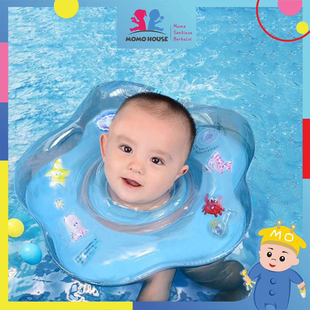 Swimming Neck Ring Swimming Pool Pelampung Baby Momo House