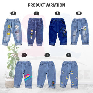 Baby Girl Jeans Baby Boy Pants Seluar Jeans Budak Perempuan Kids Girl Jeans Boy Jeans Kids Boy Jeans Pants Girl Pants