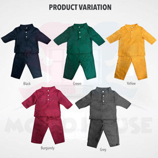 Momo House Baby Boy Baju Raya 2023 Murah Budak Baju Melayu Baby Baju Raya Budak Lelaki Baju Melayu Teluk Belanga Budak