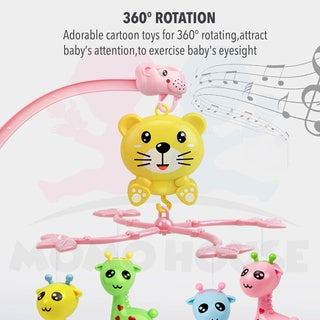 Baby Music Bed Bell Toy for Crib And Baby Cot With Music Box Hanging Toys Mainan Gantung Katil Bayi