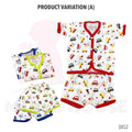 Newborn Baju Baby Infant Suit Car Design Baju Baby (1pcs = Baju + Seluar) (Random Pick)(3852 & 3853 & 3854)