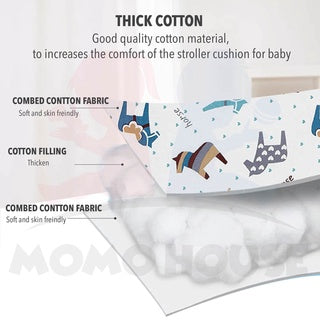 Comfortable Cotton Stroller Pad Chair Cushion Pelapik Cotton Tilam Stroller