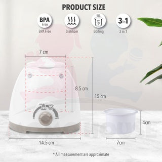 3in1 Electric Milk Bottle Food Warmer - Fit in Tommee Tippee MAM Bottle