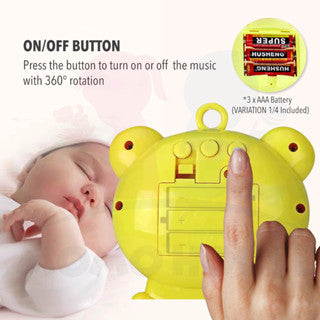 Baby Music Bed Bell Toy for Crib And Baby Cot With Music Box Hanging Toys Mainan Gantung Katil Bayi