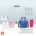 (NEW) Double Electric Breast Pump with Bottle Feeding - Pam Susu Feeding Bottle