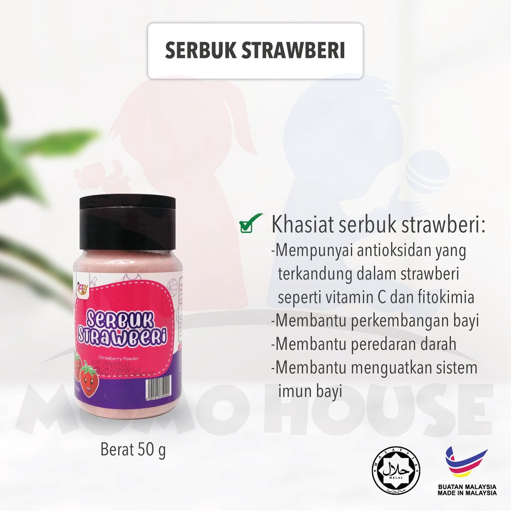 BABY FOOD IZZLY Makanan Bayi 6 Bulan ke atas Berkhasiat High Protein Bubur Porridge Seasoning Perasa Puree Cookies Mee