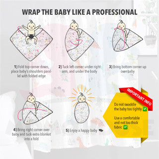 Swaddle Baby Blanket Kain Bedung Baby Muslin Swaddle Wrap Baby Kain Lampin Cotton Towel Baby Bedung Bayi (RANDOM)