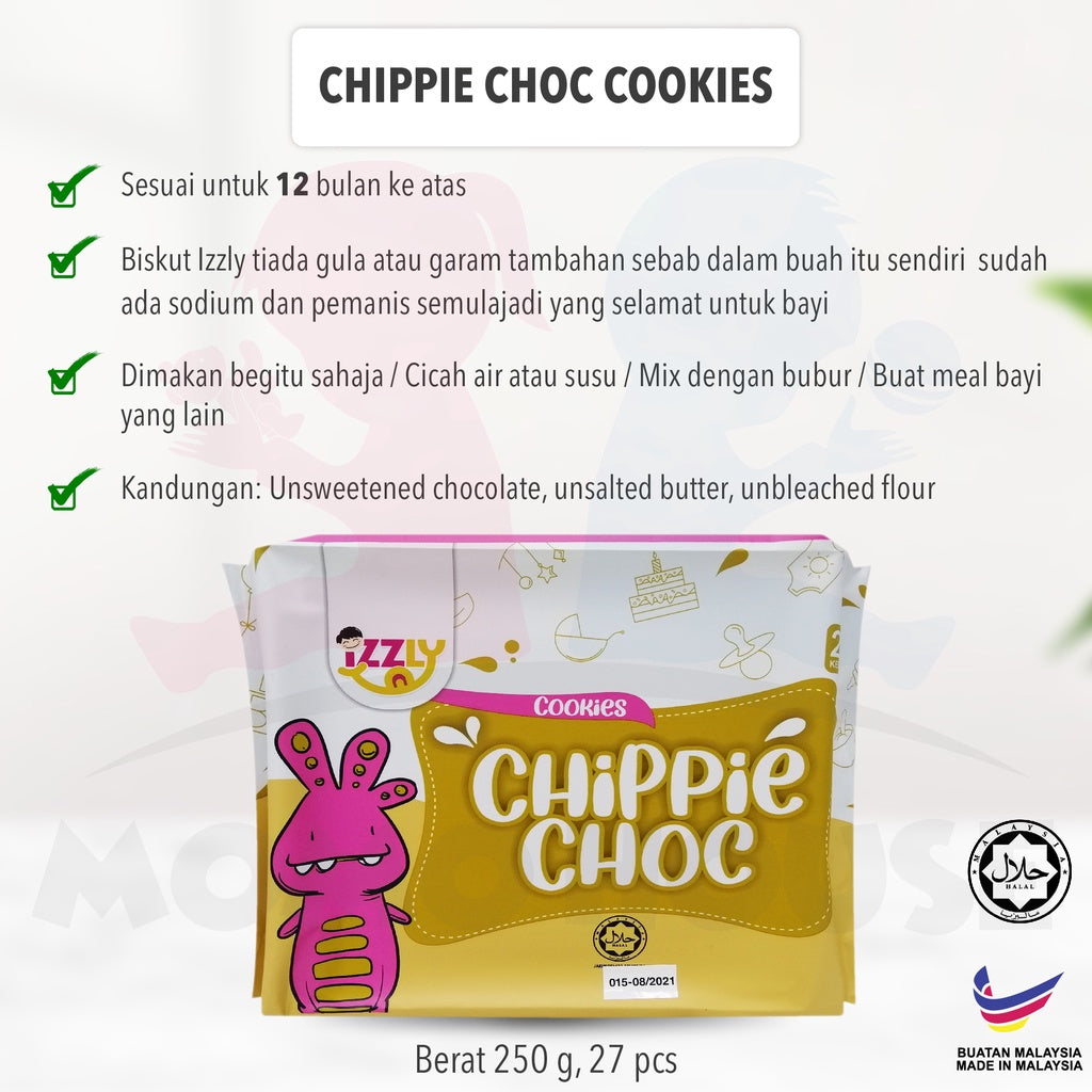 BABY FOOD IZZLY Makanan Bayi 6 Bulan ke atas Berkhasiat High Protein Bubur Porridge Seasoning Perasa Puree Cookies Mee