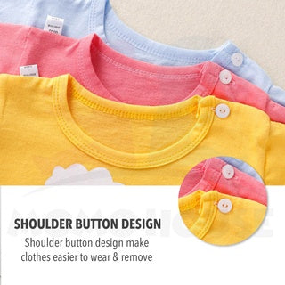 Newborn Baby T Shirt Short Sleeve Set (BM029)