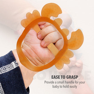 Premium Silicone Baby Teether Crab Design Food Grade Teether Anti-Biting Gloves