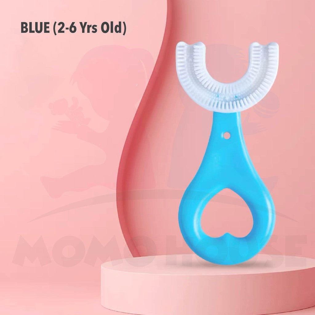 U-Shape Children Toothbrush Kid Toothbrush 360Â° Silicone Kids Toothbrush Gosok Gigi Kanak