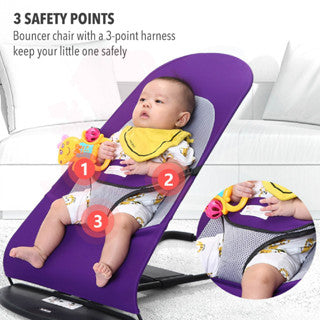 Foldable Baby Balance Chair Rocker Bouncer Chair Buai Lantai