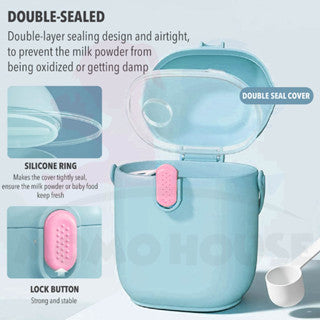 Portable Air Tight Baby Milk Powder Container Bekas Susu Kedap Udara Bekas Susu Milk Powder Box Snack Container