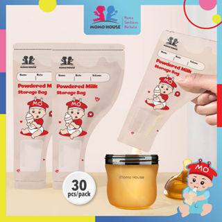 MOMO HOUSE Plastik Simpanan Susu Tepung Disposable Milk Powder Storage Bag Plastik Susu Tepung Milk Powder Bag