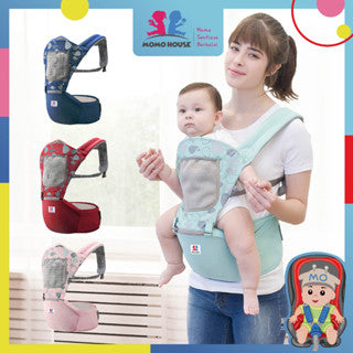 MOMO Baby Toddler Ergonomic Breathable Adjustable Carrier Hip Seat Dukung Bayi