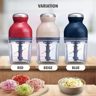 Capsule Cutter Spin Chopper Blender Mini Electric Meat Grinder Mixer Mincer Masher Shredder Juicer Pengisar Pengadun