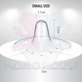 [2 pcs] Natural Fit Silicone Nipple Shield Breastfeeding
