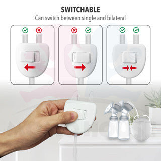 Breast Pump Single-bilateral Switcher Pam Susu Penukar Dua Hala Tunggal Pam Payudara 吸奶器单双边切换器