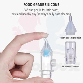 Manual Silicone Nasal Aspirator Infant Nasal Suction Device Nose Cleaning Tool Safety Nose Cleaner Baby Health Care