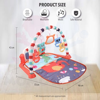 Baby Toys Colourful Musical Play Gym Playgym Play Mat Playmat - Rabbit