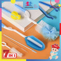 7 in 1 Baby Bottle Sponge Cleaning Tools Straw Brush Nipple Brush