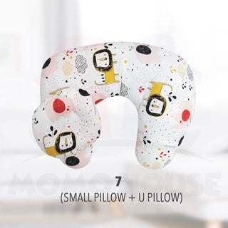 Newborn Baby Breastfeeding U-Shaped Cotton Maternity Head Support Pillow Bantal Menyusu