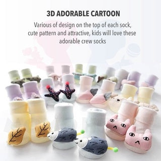 Newborn Sock Baby Cotton Cute 3D Sock Anti-Slip Baby Sock Stokin Bayi Comel 3D ( 3DSOCK )