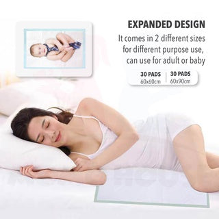 Kasumi Disposable Underpad Breathable Changing Pad Baby Infant Bed Urine Pad Pelapik Tilam