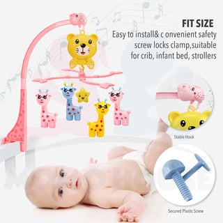 Baby Music Bed Bell Toy for Crib And Baby Cot With Music Box Hanging Toys Mainan Gantung Katil Bayi