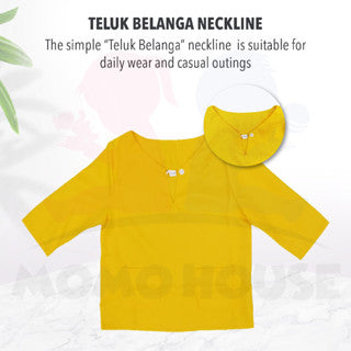 Momo House Baju Raya Budak Lelaki Kanak Kanak Baju Melayu Budak Teluk Belanga (BRB001)