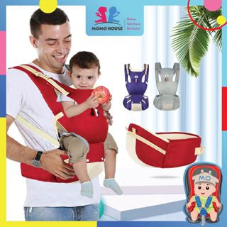 Premium Ergonomic Breathable & Adjustable Baby Carrier With Hip Seat and Storage