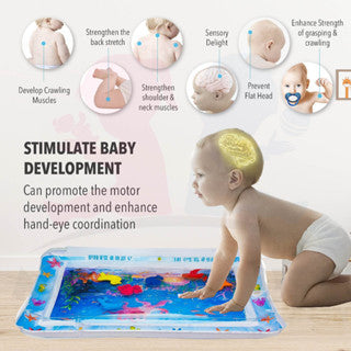 Baby Water Play Mat Tummy Time Toy Baby Playmat Water Mat Baby Slapped Pad Water Playmat Baby Kids Water Play Mat