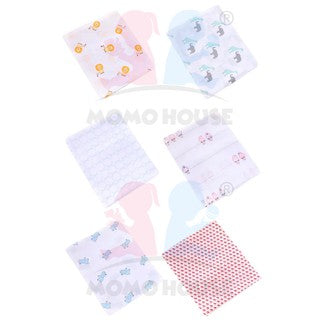 MOMO HOUSE Newborn Baby Muslin Swaddle Kain Bedung Soft Blanket Kain Selimut Napkin Lampin