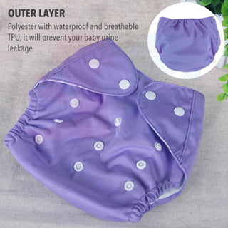 Baby Reusable Washable Adjustable Waterproof Diaper Cloth Diaper