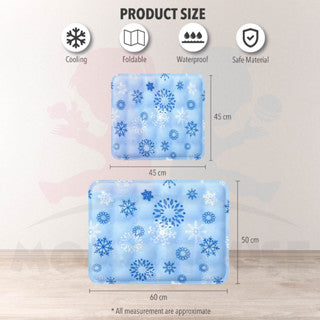 Baby Cooling Mat Cooling Pad For Body Ice Bag Car Cushion Pillow Cooling Gel Pad Bantal Sejuk Ice Pad Cool Mat