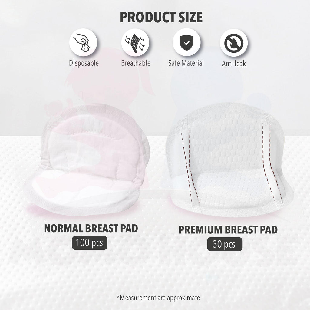 [100pcs] MOMO HOUSE Disposable Breast Pad Breastpad - 150ml absorption