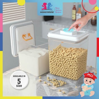 Baby Milk Powder Airtight Storage Container Reusable Food Storage Container With Scraper Bekas Kedap Udara Susu Bayi