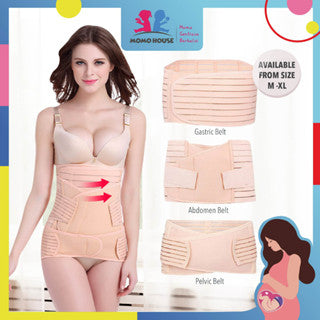 3 in 1 Bengkung Perut Buncit Wanita Waist Trainer Bengkung Bersalin Corset Slimming Bengkung Sarung Bengkung Perut