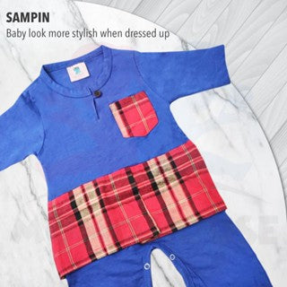 Baby Baju Raya Baby Boy Baju Melayu Newborn Romper Baju Melayu Rompers Baby Boys Kurta Baby Baju Melayu Kanak Kanak