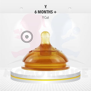 Puting Teat Extra Soft & Wide Neck Artificial Nipple Gantian Compatible for all Momo House Silicone Milk Bottles
