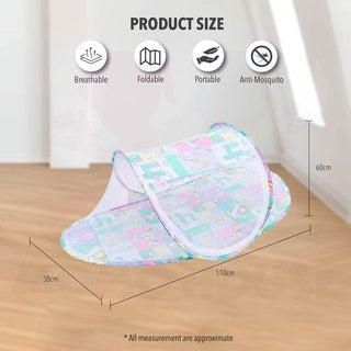 Folding Mosquito Net Infant Cushion Mattress Baby Bed Nets