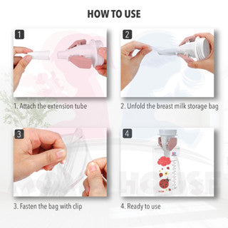 Breastmilk Storage Bag Clip Breast Milk Storage Adapter - Momo House Breast Pump