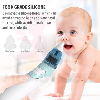 MOMO HOUSE Premium Quality Baby Electric Ear & Nasal Aspirator Ear Nose Cleaner