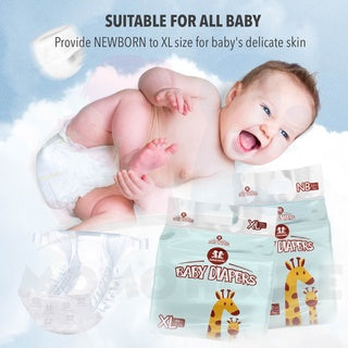 (1Pcs) Ready Stock Momo House Baby Diaper Newborn Baby Diapers Lampin Kanak-Kanak