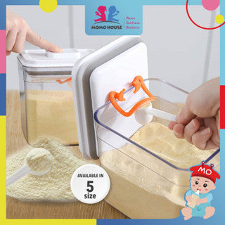 Airtight Container Bekas Susu Tepung Food Storage Container Kitchen Storage Box Bekas Kedap Udara Milk Powder Container