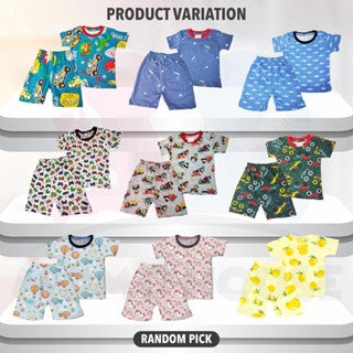 Baju Baby Newborn Baby Clothing Tshirt Bayi Baju Murah Printed Cartoon T Shirt Unisex Short Sleeve Shirt (Random Pick)