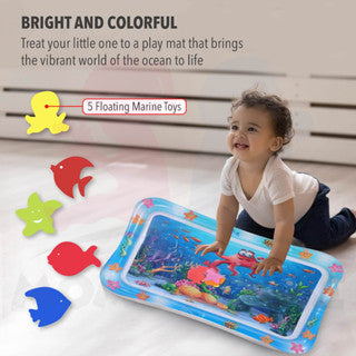 Baby Water Play Mat Tummy Time Toy Baby Playmat Water Mat Baby Slapped Pad Water Playmat Baby Kids Water Play Mat