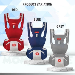 (New Design) Premium Ergonomic Breathable & Adjustable Baby Carrier With Hip Seat and Storage