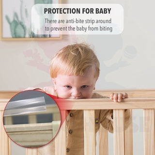 Multi Functional Single Layer Wooden Baby Cot with Mosquito Stand & Net Katil Bayi Dgn Kelambu